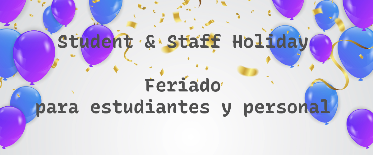 Student and Staff Holiday image
