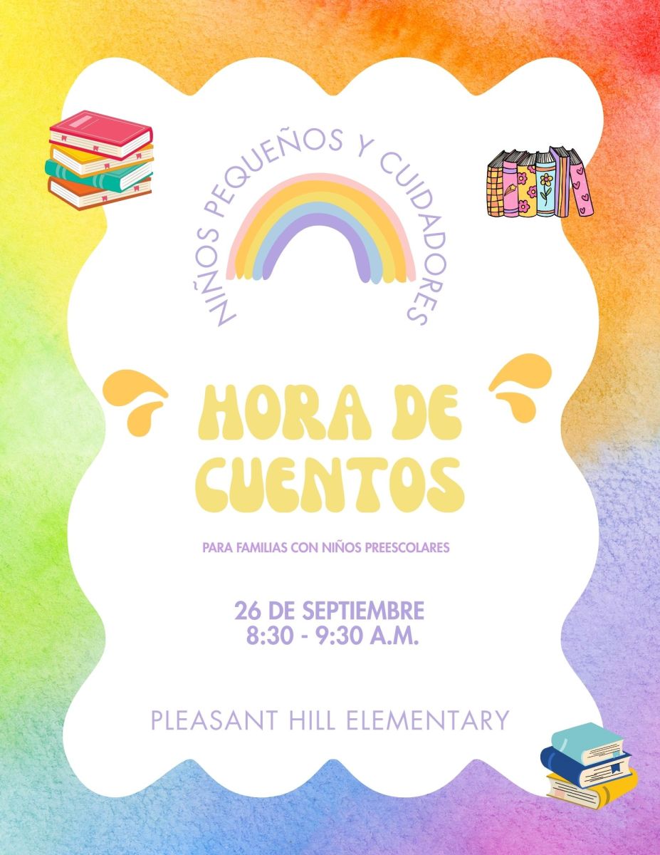 hora de cuento flyer